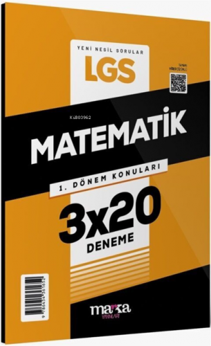 2023 LGS 1.Dönem Konuları Matematik 3 Deneme Marka Yayınları | Kolekti