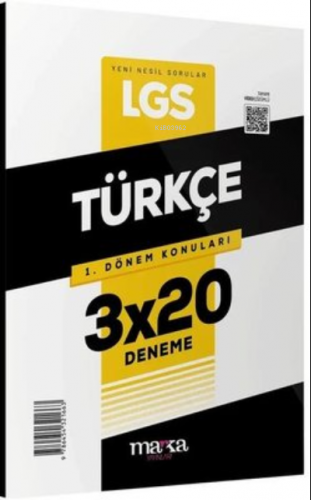 2023 LGS 1.Dönem Konuları Türkçe 3 Deneme Marka Yayınları | Kolektif |