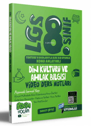 2023 LGS 8.Sınıf Din Kültürü ve Ahlak Bilgisi Video Ders Notları (Konu