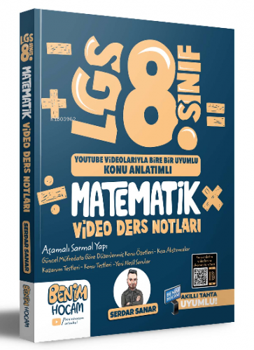 2023 LGS 8.Sınıf Matematik Video Ders Notları (Konu Anlatımı) | Serdar