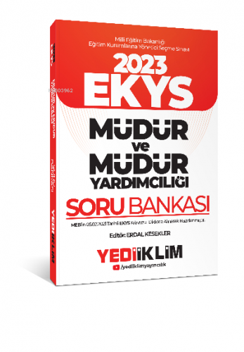 2023 MEB EKYS Müdür ve Müdür Yardımcılığı Soru Bankası | Erdal Kesekle