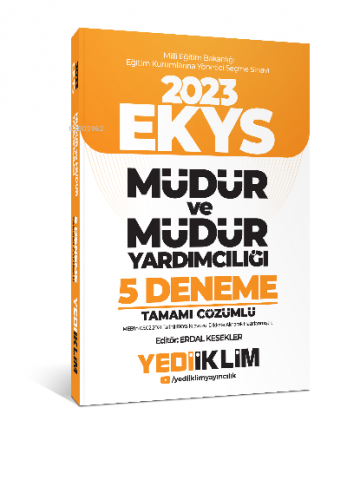 2023 MEB EKYS Müdür ve Müdür Yardımcılığı Tamamı Çözümlü 5 Deneme | Er