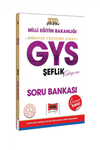 2023 MEB GYS Şeflik Kadrosu İçin Deneme İlaveli Soru Bankası | Kolekti