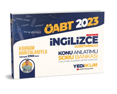 2023 ÖABT İngilizce Öğretmenliği Kavram Haritalarıyla Konu Anlatımlı S