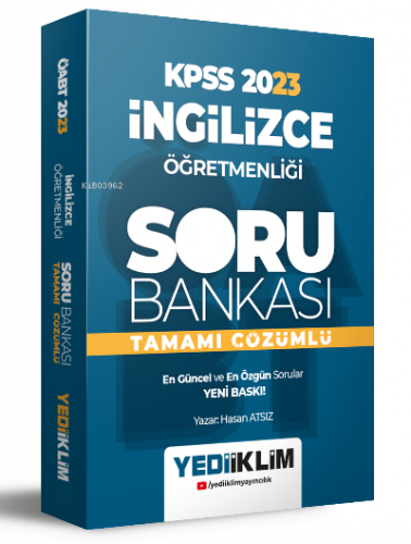 2023 ÖABT İngilizce Öğretmenliği Tamamı Çözümlü Soru Bankası | Hasan A