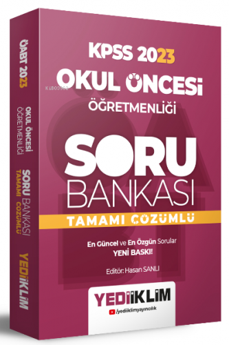 2023 ÖABT Okul Öncesi Öğretmenliği Tamamı Çözümlü Soru Bankası | Hasan