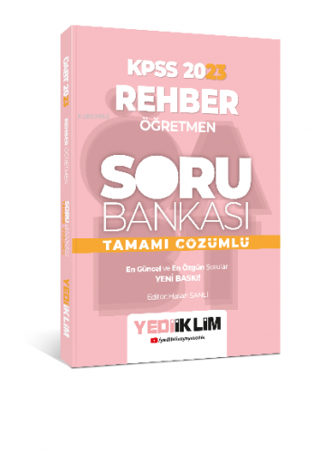 2023 ÖABT Rehber Öğretmen Tamamı Çözümlü Soru Bankası | Hasan Sanlı | 