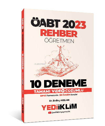 2023 ÖABT Rehber Öğretmen Tamamı Video Çözümlü 10 Deneme | Erdinç Arsl