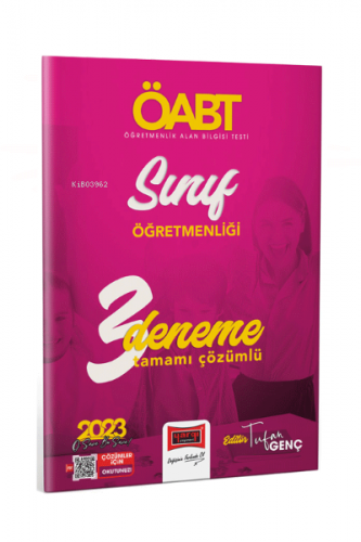 2023 ÖABT Sınıf Öğretmenliği Tamamı Çözümlü 3 Deneme | Tufan Genç | Ya