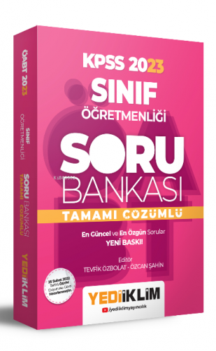 2023 ÖABT Sınıf Öğretmenliği Tamamı Çözümlü Soru Bankası | Özcan Şahin