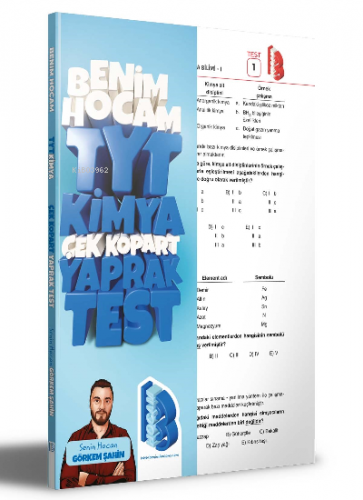 2023 TYT Kimya Çek Kopar Yaprak Test | Görkem Şahin | Benim Hocam Yayı