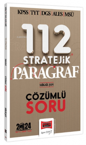 2024 112 Stratejik Paragraf Soru Bankası | Mikail Şan | Yargı Yayınevi