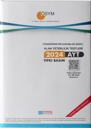 2024 AYT Çıkmış Sorular Video Çözümlü | Kolektif | Evrensel İletişim Y