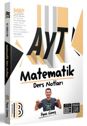 2024 AYT Matematik Ders Notları | İlyas Güneş | Benim Hocam Yayınları