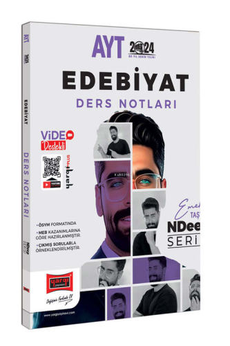 2024 AYT NDeep Serisi Edebiyat Ders Notları | Emek Taştan | Yargı Yayı