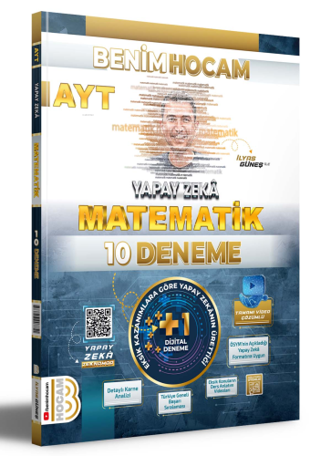 2024 AYT Yapay Zekâ Matematik 10 Deneme | İlyas Güneş | Benim Hocam Ya