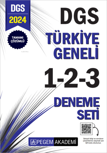 2024 Dgs Tamamı Çözümlü Türkiye Geneli 1-2-3 (3'lü Deneme Seti) | Kole