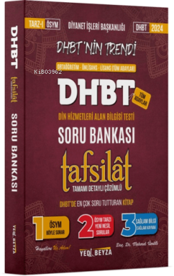 2024 DHBT Tafsilat Tamamı Çözümlü Soru Bankası | Mehmet Ümitli | 7 Bey