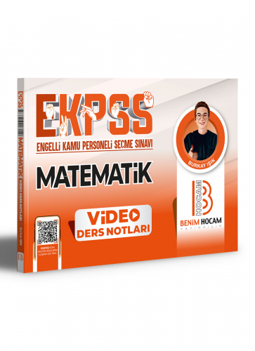 2024 EKPSS Matematik Video Ders Notları Benim Hocam Yayınları | Burkay