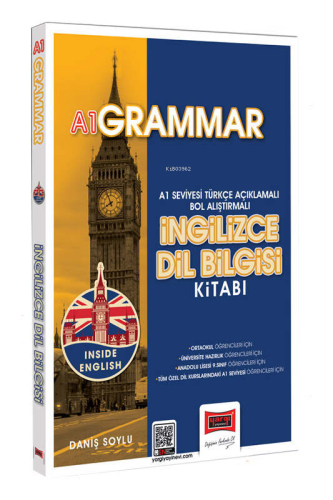 2024 Inside English A1 Grammar İngilizce Dil Bilgisi Kitabı | Danış So