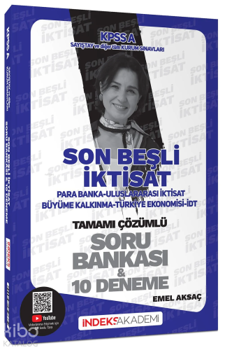 2024 KPSS A Grubu İktisat Son Beşli Soru Bankası ve 10 Deneme Çözümlü 