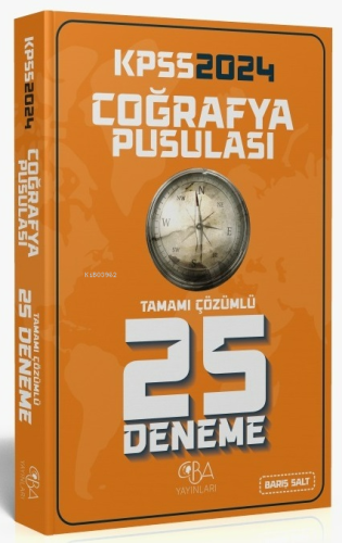 2023 KPSS Coğrafya Pusulası 20 Deneme Çözümlü | Barış Salt | CBA Yayın