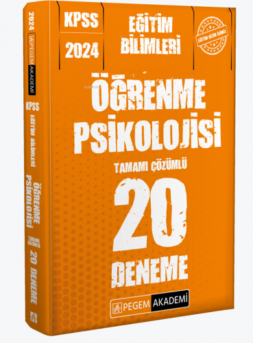 2024 KPSS Eğitim Bilimleri Öğrenme Psikolojisi 20 Deneme | Kolektif | 