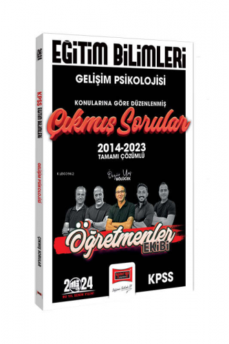 2024 KPSS Eğitim Bilimleri Öğretmenler Ekibi Gelişim Psikolojisi Konul