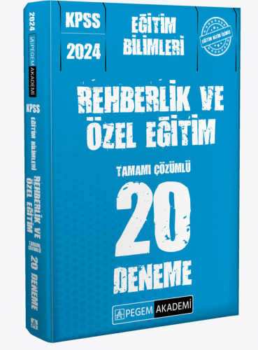 2024 KPSS Eğitim Bilimleri Rehberlik ve Özel Eğitim 20 Deneme | Kolekt