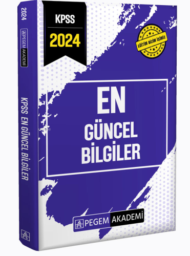 2024 KPSS En Güncel Bilgiler (Roman Boy) | Kolektif | Pegem Akademi Ya