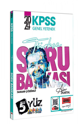 2024 KPSS Genel Yetenek 5Yüz Türkçe Tamamı Çözümlü Soru Bankası | Aker