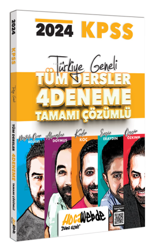 2024 KPSS Genel Yetenek Genel Kültür Tamamı Çözümlü 4 Fasikül Deneme S