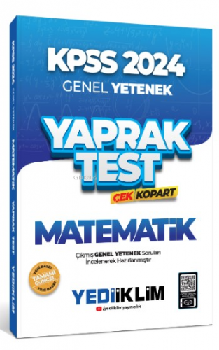 2024 KPSS Genel Yetenek Matematik Çek Kopart Yaprak Test | Kolektif | 