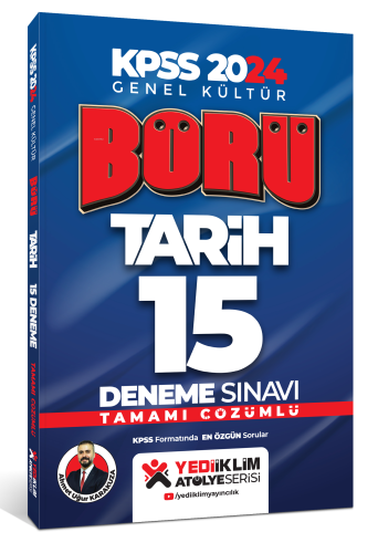 2024 Kpss GK Börü Tarih Tamamı Çözümlü 15 Deneme | Ahmet Uğur Karakuza