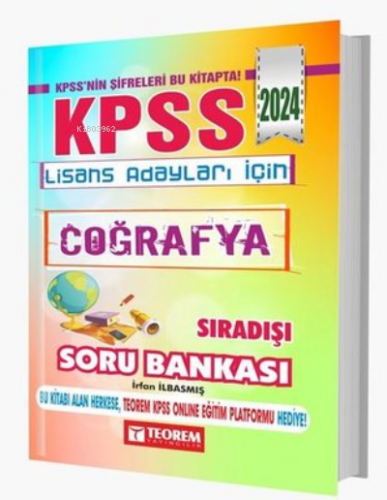 2024 KPSS Lisans Coğrafya Sıradışı Soru Bankası | İrfan İlbasmış | Teo