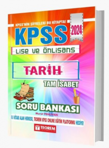 2024 KPSS Lise Ön Lisans Tam İsabet Tarih Soru Bankası | Kolektif | Te