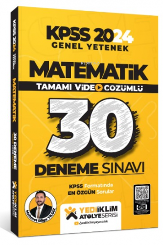 2024 Kpss Matematik Tamamı Video Çözümlü 30 Deneme | Mehmet Bilge Yıld