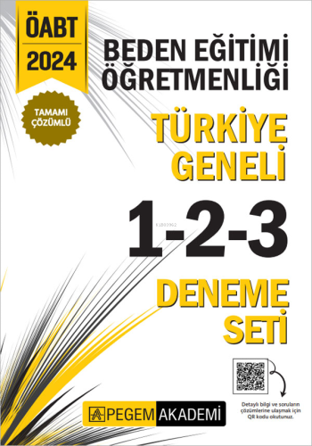 2024 KPSS ÖABT Beden Eğitimi Öğretmenliği Tamamı Çözümlü Türkiye Genel