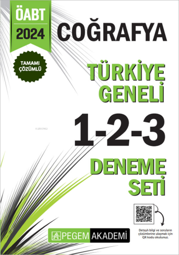 2024 KPSS ÖABT Coğrafya Tamamı Çözümlü Türkiye Geneli 1-2-3 (3'lü Dene