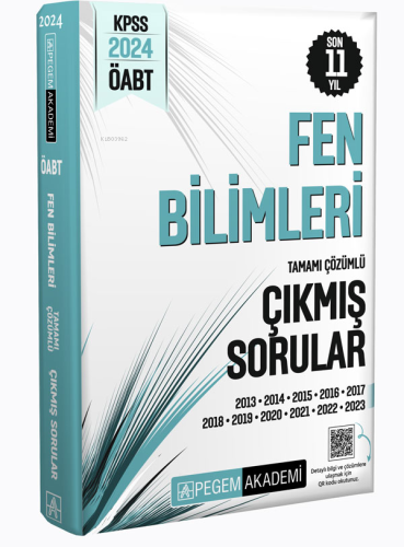 2024 KPSS ÖABT Fen Bilimleri Tamamı Çözümlü Çıkmış Sorular | Kolektif 