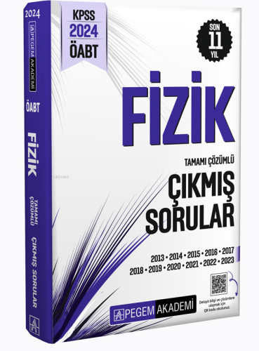 2024 KPSS ÖABT Fizik Tamamı Çözümlü Çıkmış Sorular | Kolektif | Pegem 