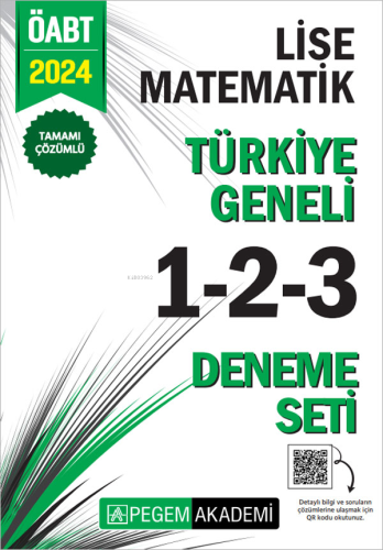 2024 KPSS ÖABT Lise Matematik Tamamı Çözümlü Türkiye Geneli 1-2-3 (3'l