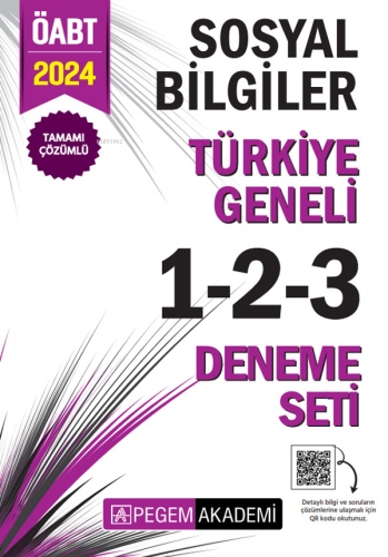 2024 KPSS ÖABT Sosyal Bilgiler Tamamı Çözümlü Türkiye Geneli 1-2-3 (3'