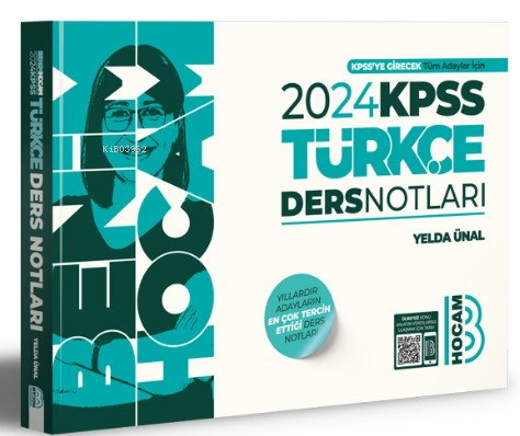 2024 KPSS Türkçe Ders Notları | Yelda Ünal | Benim Hocam Yayınları