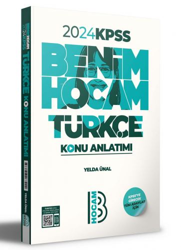 2024 KPSS Türkçe Konu Anlatımı Benim Hocam Yayınları | Yelda Ünal | Be