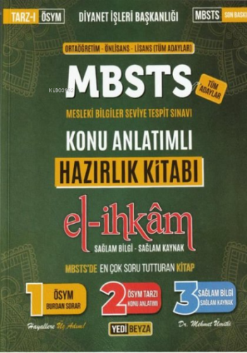 2024 MBSTS El-İhkam Konu Anlatımlı Hazırlık Kitabı | Mehmet Ümütli | 7