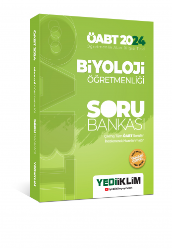 2024 ÖABT Biyoloji Öğretmenliği Soru Bankası | Kolektif | Yediiklim Ya