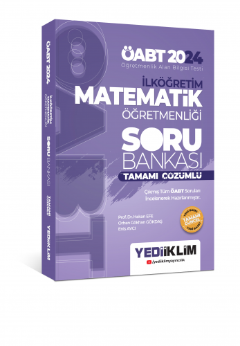 2024 ÖABT İlköğretim Matematik Öğretmenliği Tamamı Çözümlü Soru Bankas