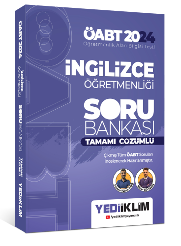 2024 ÖABT İngilizce Öğretmenliği Tamamı Çözümlü Soru Bankası | Osman Y