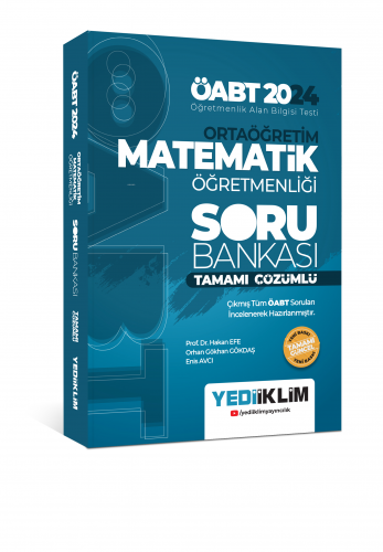 2024 ÖABT Ortaöğretim Matematik Öğretmenliği Tamamı Çözümlü Soru Banka